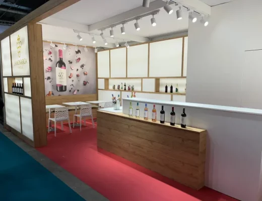 Stand di Vinicola Lamonarca al Vinitaly 2024